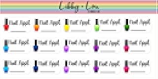 Nail Appointment Planner Sticker | Libby and Lou Sticker Co