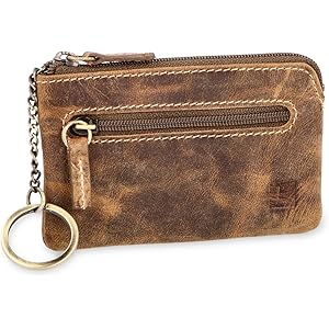 Portemonnaie Kinder Leder-Münztasche Für Männer Kompakt Mit