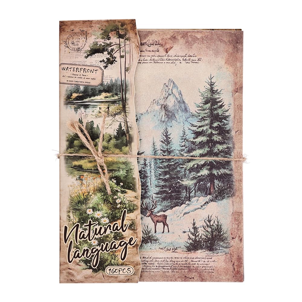 Nature Scrapbook Paper - 160 Sheets -1