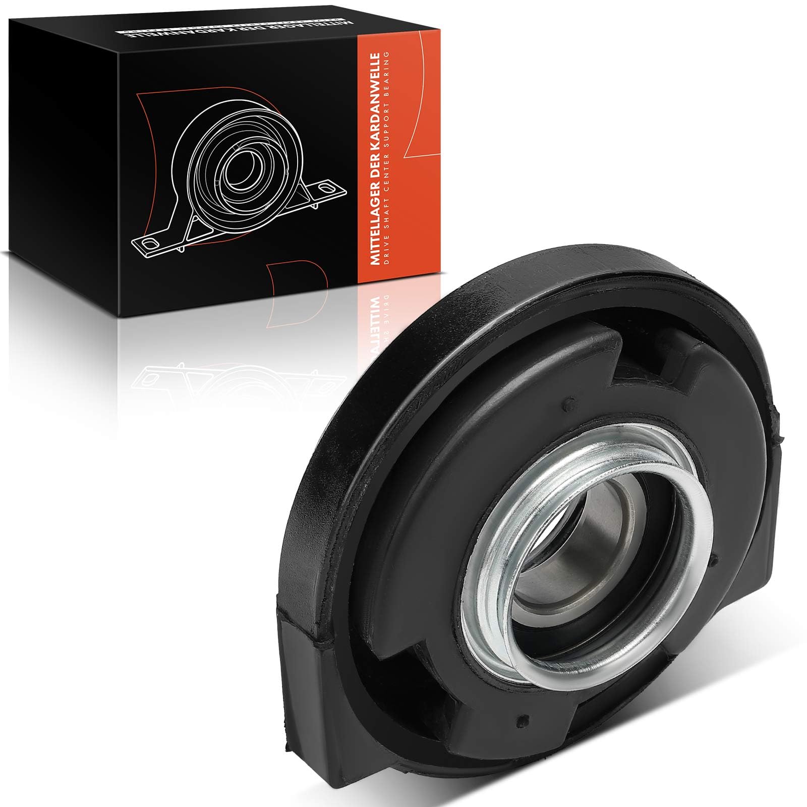 Frankberg Palier central d'arbre de transmission Avec roulement à billes Compatible avec Pick-up D21 2.4L 1985-1998 Pick-up D22 2.4L 1998-2005 Remplacer# 3752132G25