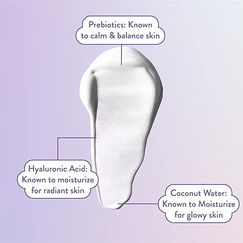 Miniatura 8 de Biore Hydrate & Glow - Suero facial para piel seca y sensible con ácido hialurónico, agua de coco y prebióticos, suero facial probado por