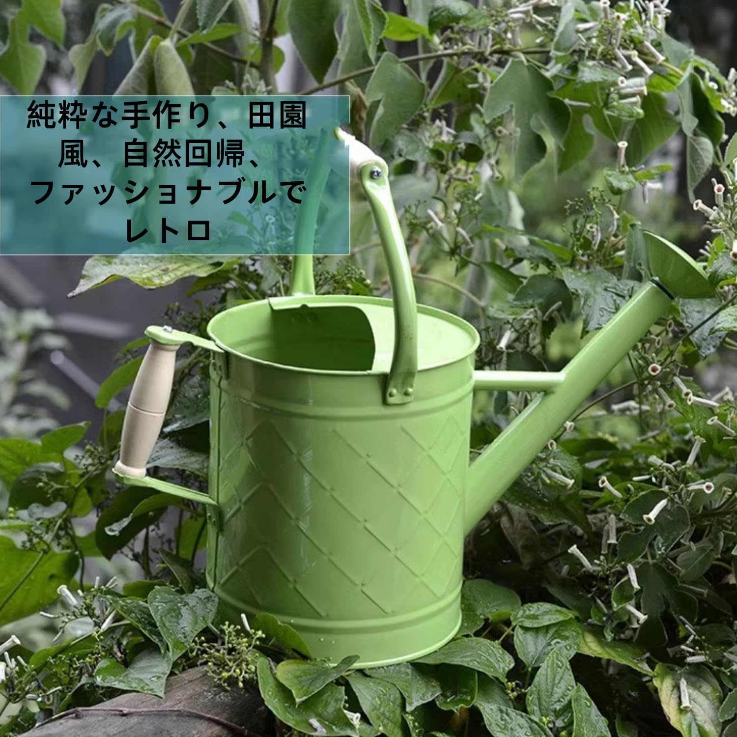 じょうろ ガーデニングポット フラワーじょうろ ステンレススチール 大容量 3.5L/6.5L 室内植物 ヨーロッパとアメリカンスタ