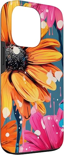 Miniatura 3 de Funda para iPhone 13 Pro Drip Gerbera Daisies
