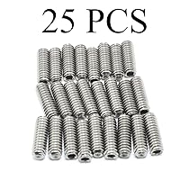 Vista 5 de Tornillos de rosca completa de acero inoxidable 304, 25 unidades, 1/4-20x3/4, tornillos de agarre de punta de copa