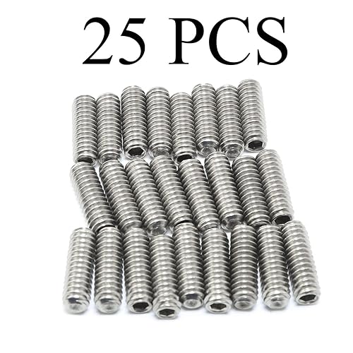 Miniatura 5 de Tornillos de rosca completa de acero inoxidable 304, 25 unidades, 14-20x34, tornillos de agarre de punta de copa