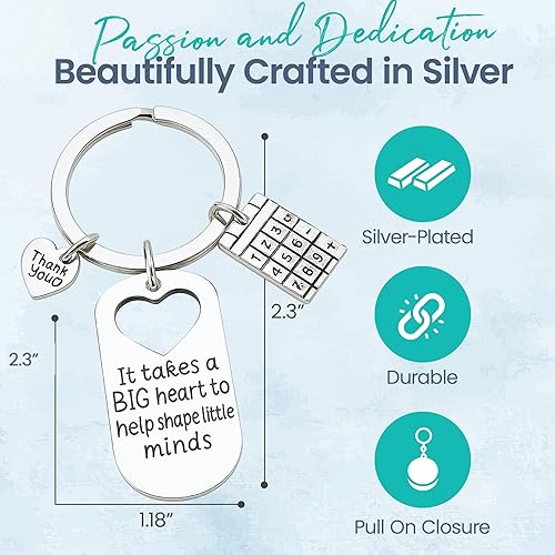 Miniatura 5 de Infinity Collection Teacher Charm Keychain, Teacher Gift - Show Your Teacher Appreciation, Teacher Keychain