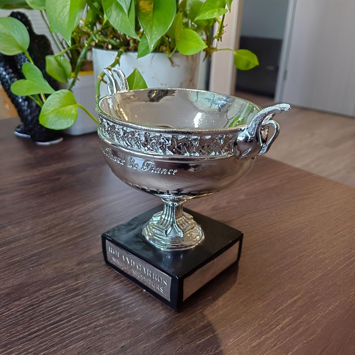 Réplica del Mini Trofeo de Tenis Masculino del Abierto de Francia,Trofeos de Campeones del Grand Slam,Objetos de Colección y Recuerdos, Adornos para la Oficina,El Hogar,Regalos para Hombres