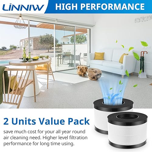 Miniatura 10 de Filtro de repuesto AP01 solo compatible con Himox AP01(H01) purificador de aire HEPA filtro HEPA para reemplazo de filtro Himox, potente filtración