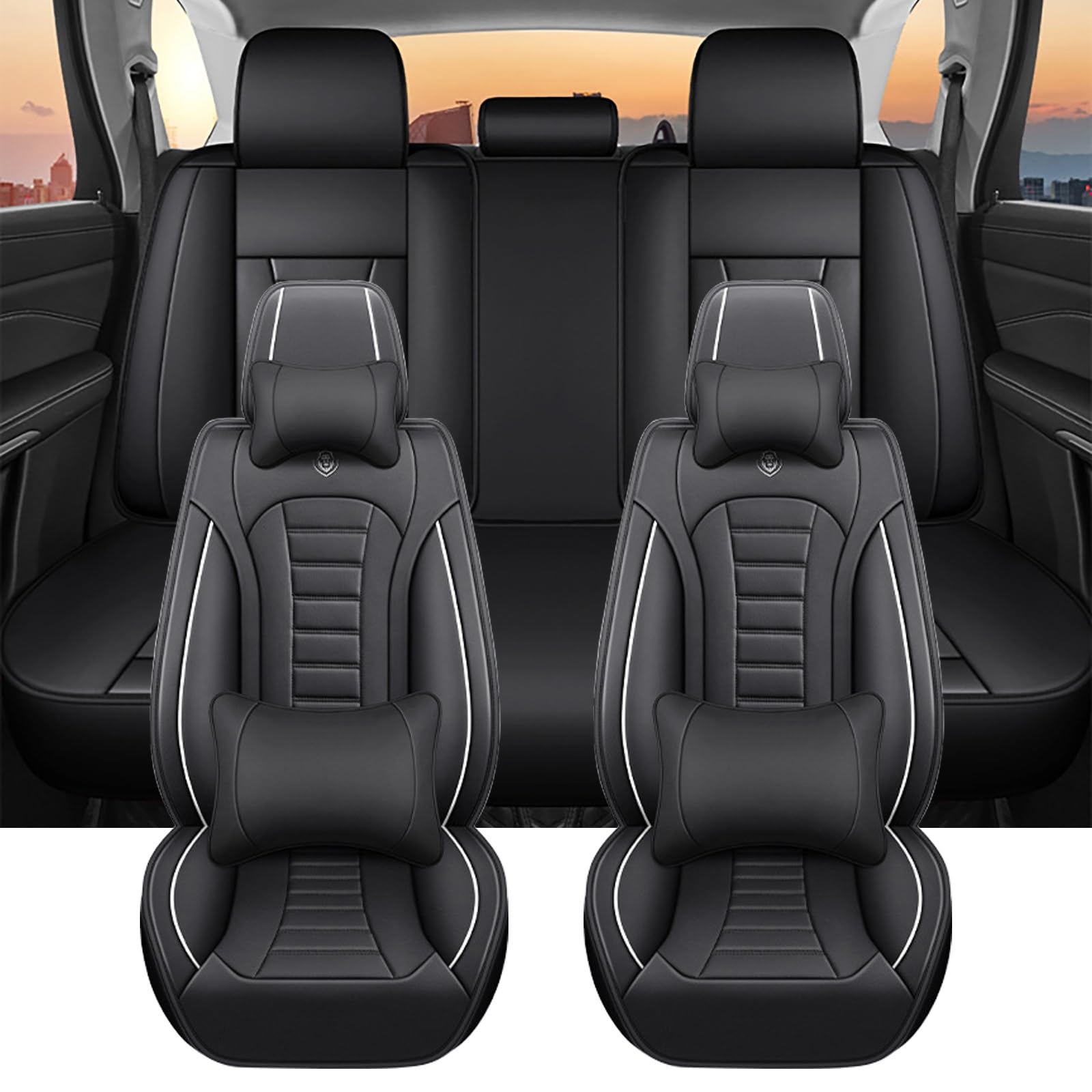 Amazon | 車 シートカバー 適合 トヨタ プリウスα ZVW40/ZVW41 5席