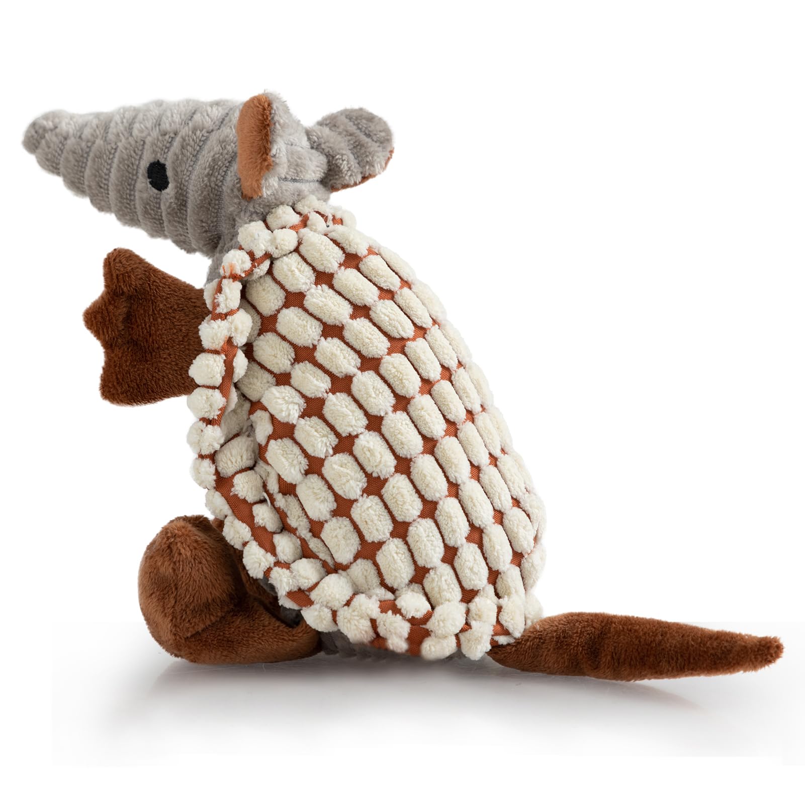 Hollypet Armadillo Squeaky Puppy Dog Toys for Small Medium Dogs, 8"