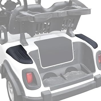 Scuff Guards Panel for E-Z-GO RXV Golf Cart, Rear Side Panel Plastic Pad Kit Compatible with EZGO RXV 2008-2015 Accessories, Replace #601864#604865#601865, 2pcs Driver & Passenger Side