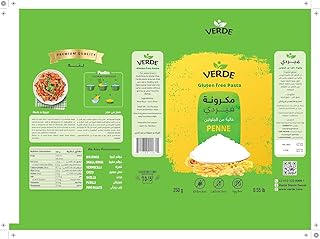 Verde Penne Pasta, Gluten Free, 250g