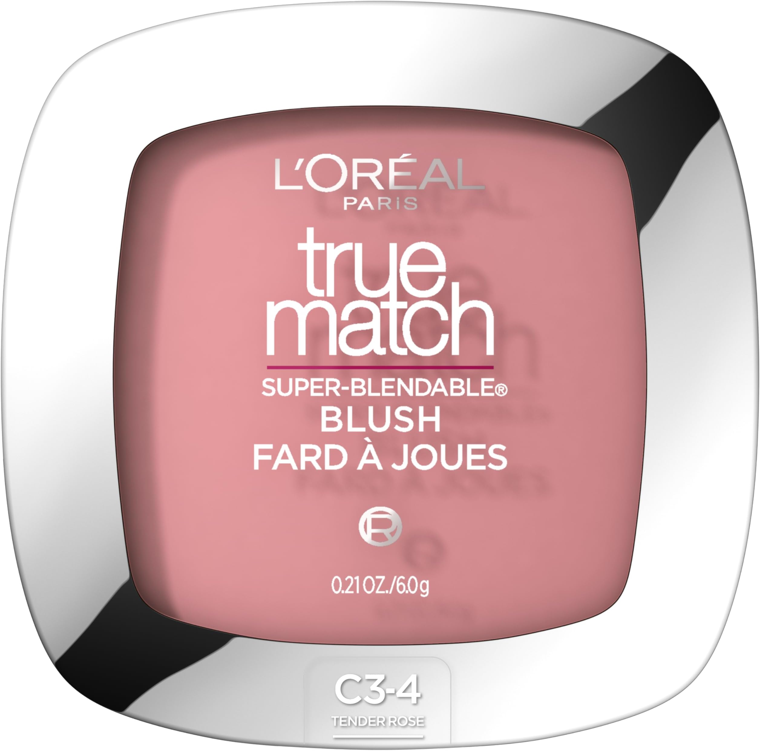 L'Oreal Paris True Match Super-Blendable Powder Blush, Tender Rose, 0.21 Oz (Packaging May Vary)