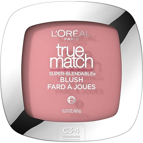 L'Oreal Paris True Match Super-Blendable Powder Blush, Tender Rose, 0.21 Oz (Packaging May Vary)