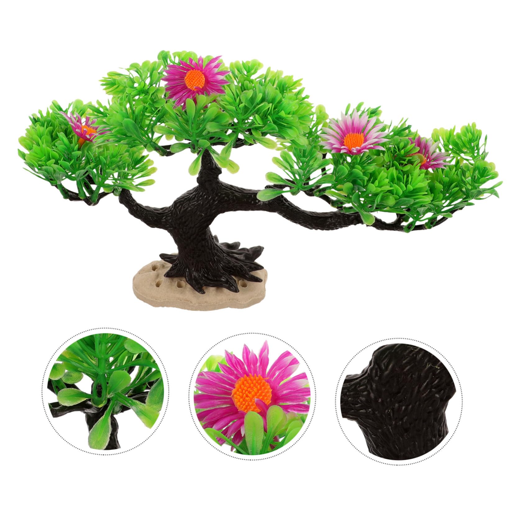 Toddmomy 5 Pièces Bonsaï Plante Aquatique Arbre Aquatique Arbre De Réservoir De Poissons Plastique Aquarium Artificiel