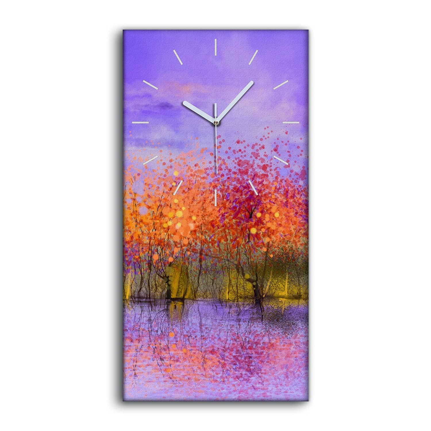 Horloge sur Toile Sans Tic Tac Horloge Silencieuse 30x60
