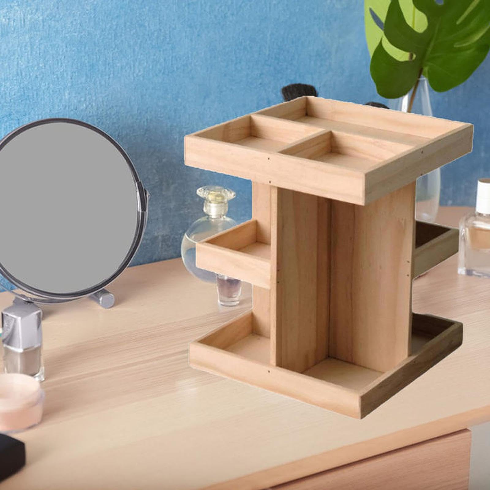 Supporto Girevole Per Cosmetici | design elegante, rotazione fluida, per vanità e bagno
