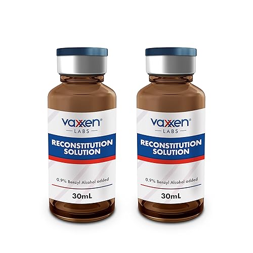 Vaxxen Labs Solución de reconstitución 10fl oz paquete de 2 embalaje ámbarvidrio