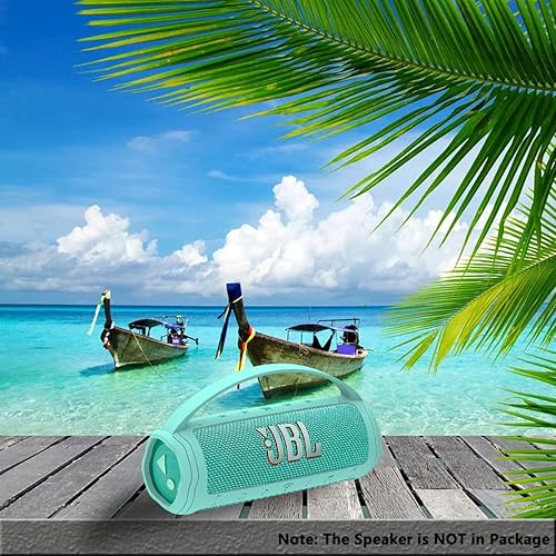 Miniatura 34 de JCHPINE Funda de silicona para altavoz Bluetooth portátil JBL Flip 6, soporte de transporte protector para accesorios de altavoces JBL Flip 6