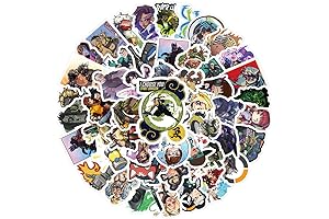 64 Pack Overwatch Game Vinyl Waterproof Graffiti Stickers for Laptop, Water Bottle, Suitcase, Helmet
