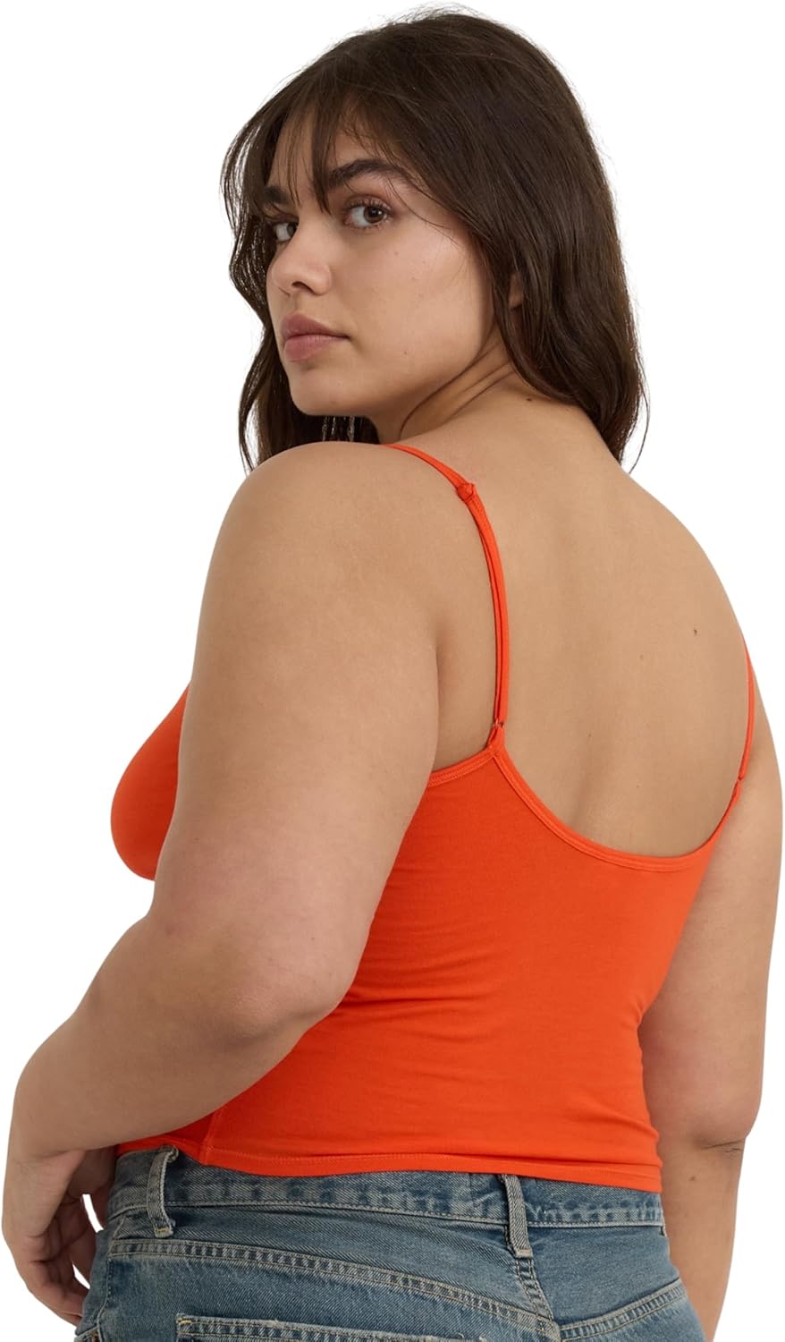 Organic Basics Womens Core Organic Cotton Cropped Singlet Camisole Top - Image 2