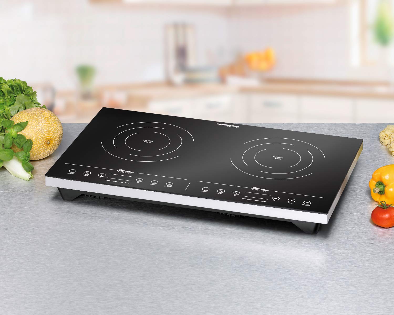 Rommelsbacher CT 3410/IN Da tavolo A induzione Nero, Bianco piano cottura
