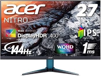 acer 27インチ ゲーミングモニター(中古品) Amazon.co.jp: Acer ゲーミングモニター Nitro 27インチ WQHD