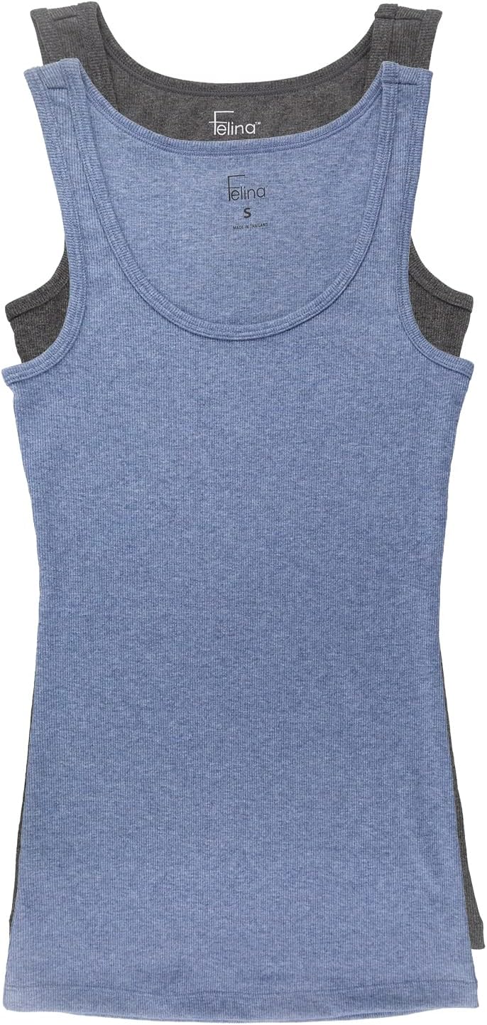 Cotton Ribbed Tank Top - Stylish and Comfortable Womens Tank Tops, Sleeveless Design, Perfect for Layering