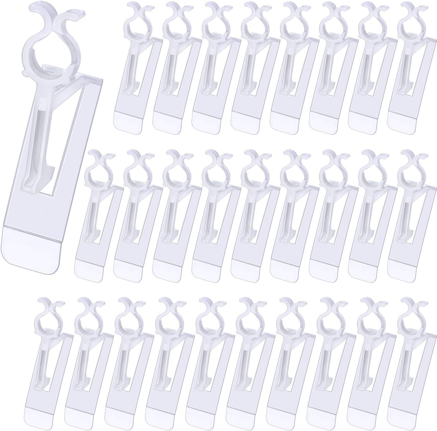 Tatuo 80 Packs Christmas Light Clip Gutter Clip Shingle Clip Work on C7 and C9