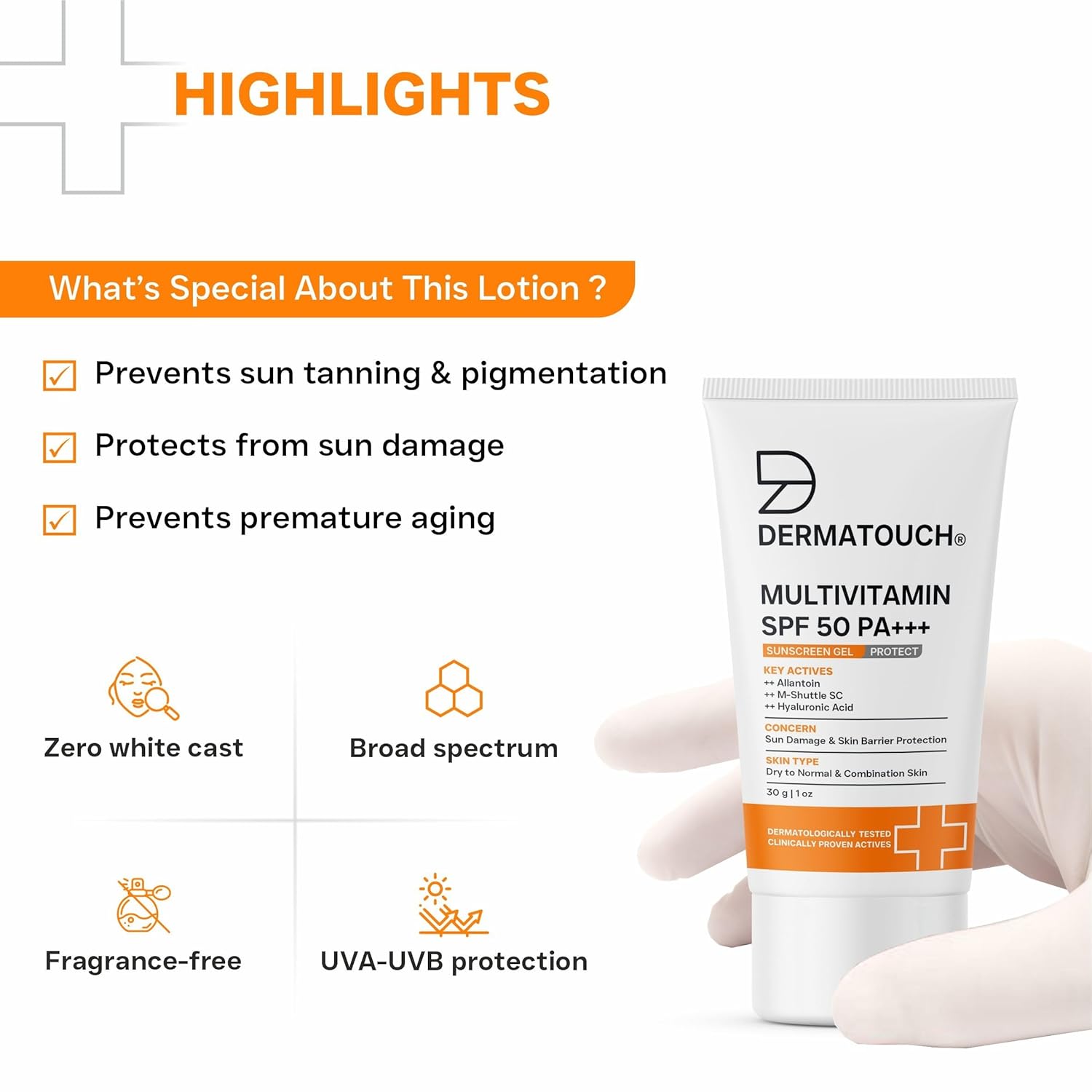 Multivitamin SPF 50 PA+++ Sunscreen Gel thumbnail 6