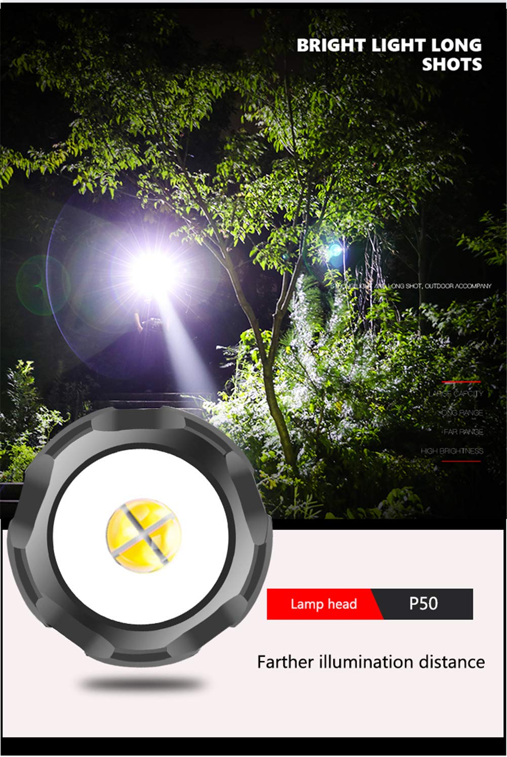 ZAKLAMP ACCU ALUMINIUM 800LM | Alles voor bouw en industrie