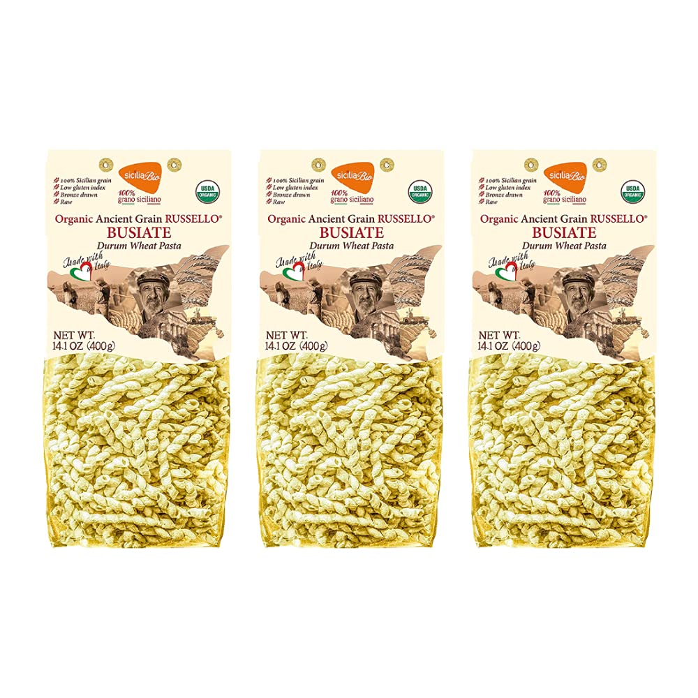 Buy Italian BUSIATE Pasta Whole Durum Wheat Semolina Pasta Italian