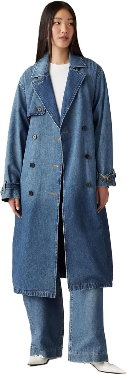 ✴︎ Just Cavalli ジャストカヴァリ レザー トレンチコート ジャスト カヴァリ(JUST CAVALLI)レディース通販｜YOOX(ユークス)