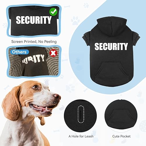 Miniatura 4 de Suéteres para perros grandes, sudadera con capucha para perro, suéter de forro polar cepillado suave para perro, sudadera con capucha para perro con