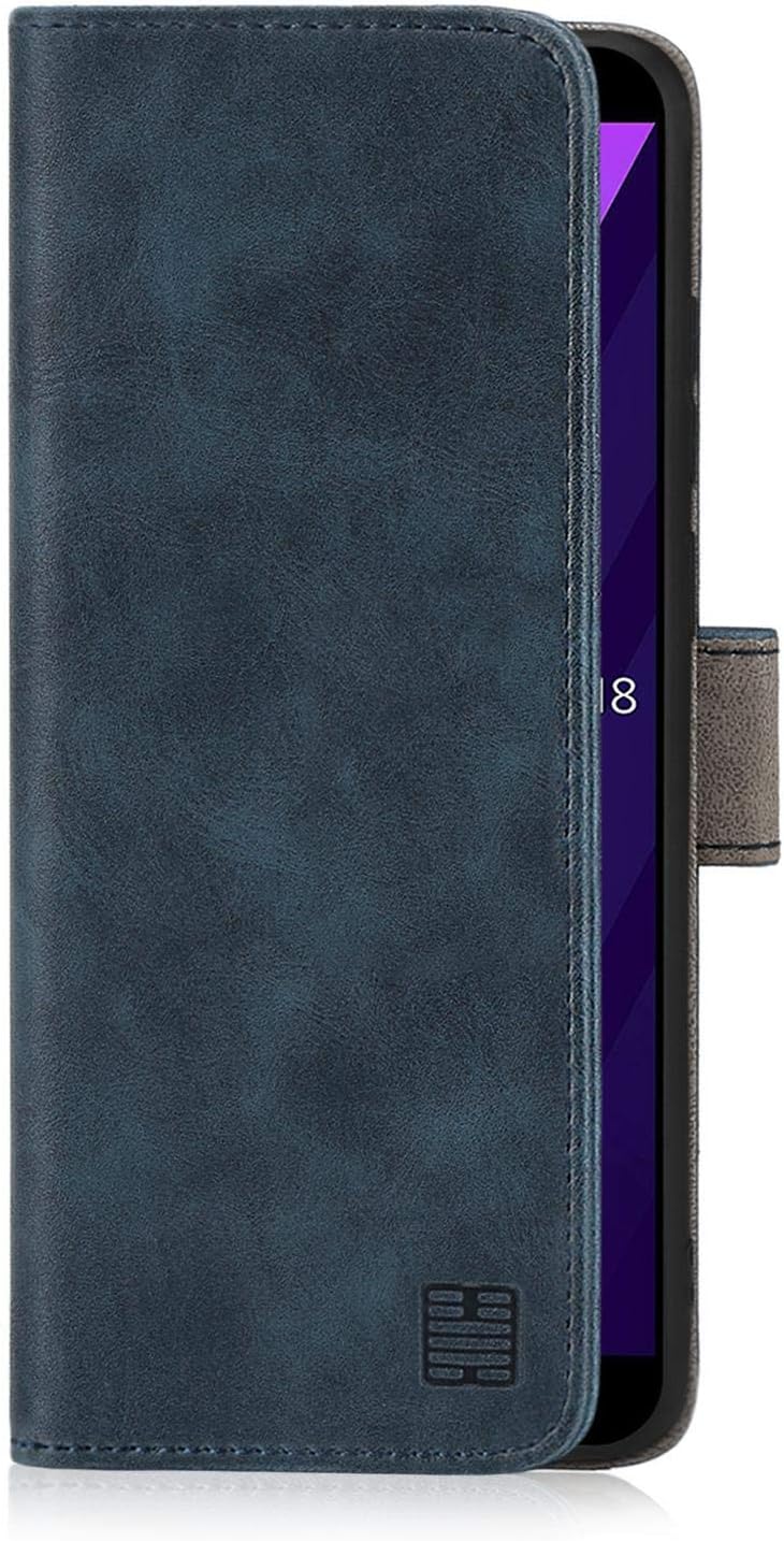 32nd Essential Series, Book Wallet PU Leather Flip Case Cover For Huawei Y6 (2018) - Image 5