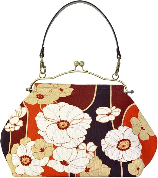 レザー製レッドがま口バッグ Goichi グッチ GUCCI グッチシマ ショルダーバッグ レザー レッド