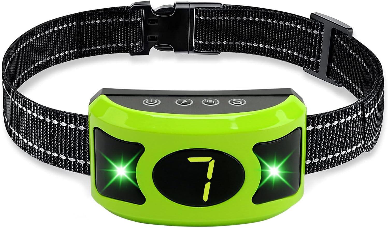 Bark Collar [2019 Upgrade Version] - Dog Bark Collar with Beep Vibration and Harmless Shock -No Bark collar for Small Medium Large Dog With Cool Breathing Light