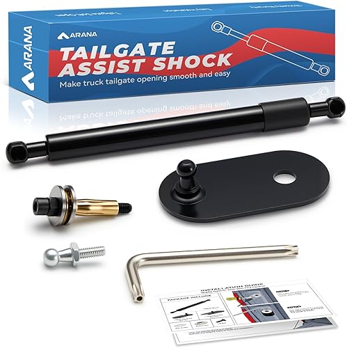 Vista 17 de ARANA Amortiguador de asistencia para portón trasero para Ford Ranger, 2019-2024 Ford Ranger Accesorios de apertura suave para portón trasero, 43206