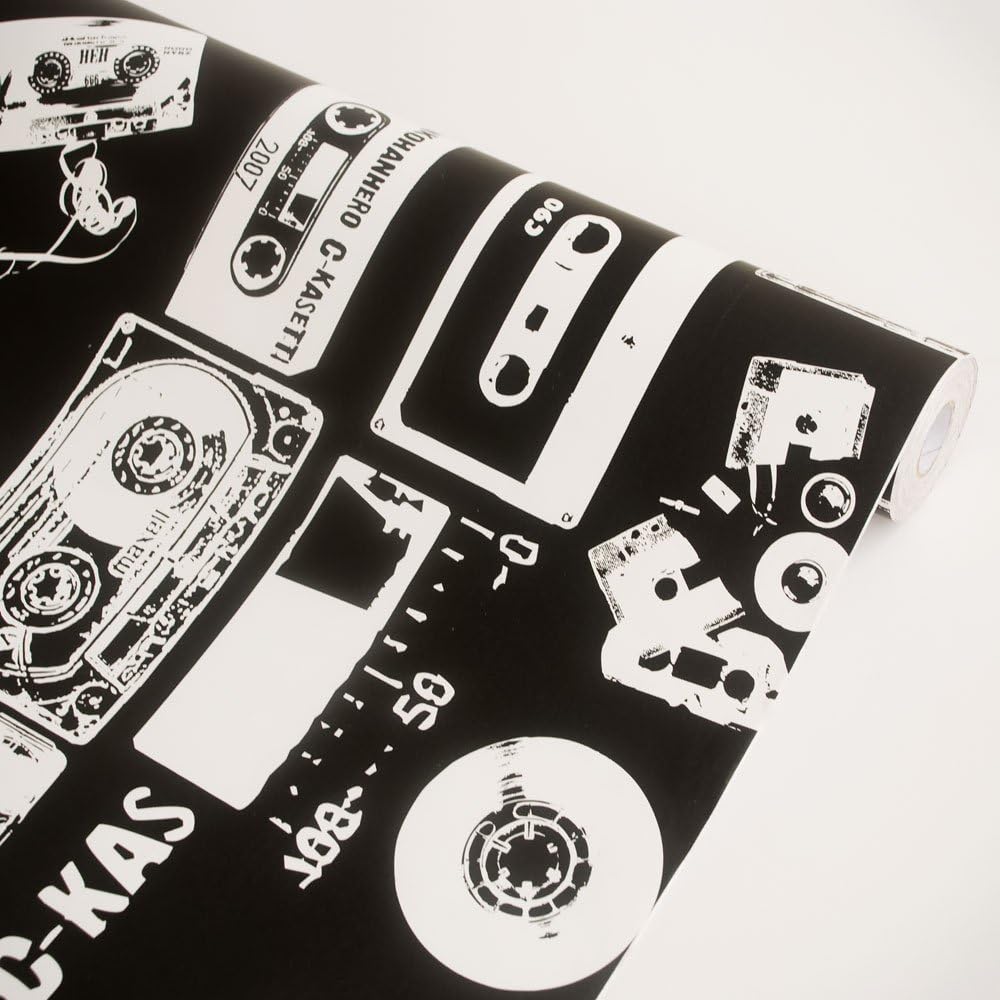 Recording Studio - Vinyl Self-Adhesive Wallpaper Prepasted Wall Stickers Wall Decor (Roll)