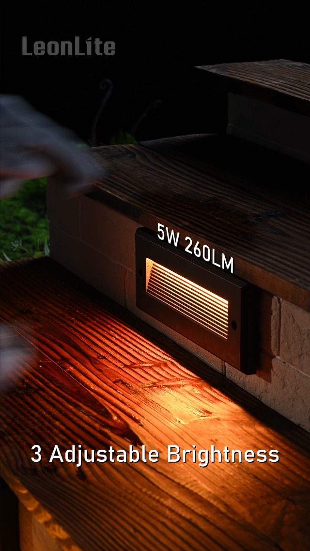 LEONLITE 12-Pack 5W/4W/3W Dimmable 5CCT Low Voltage LED Step