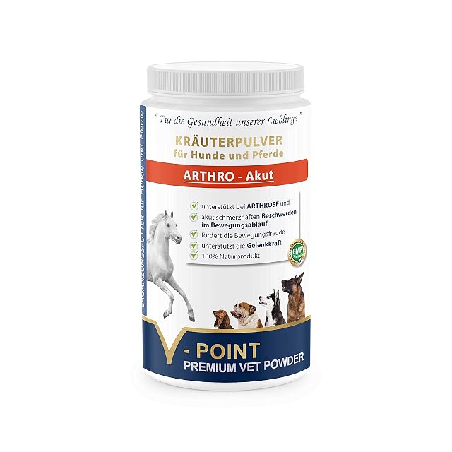 V-POINT ARTHRO Agudo para Dolores articulares Artrosis y dolencias agudas (500 g)