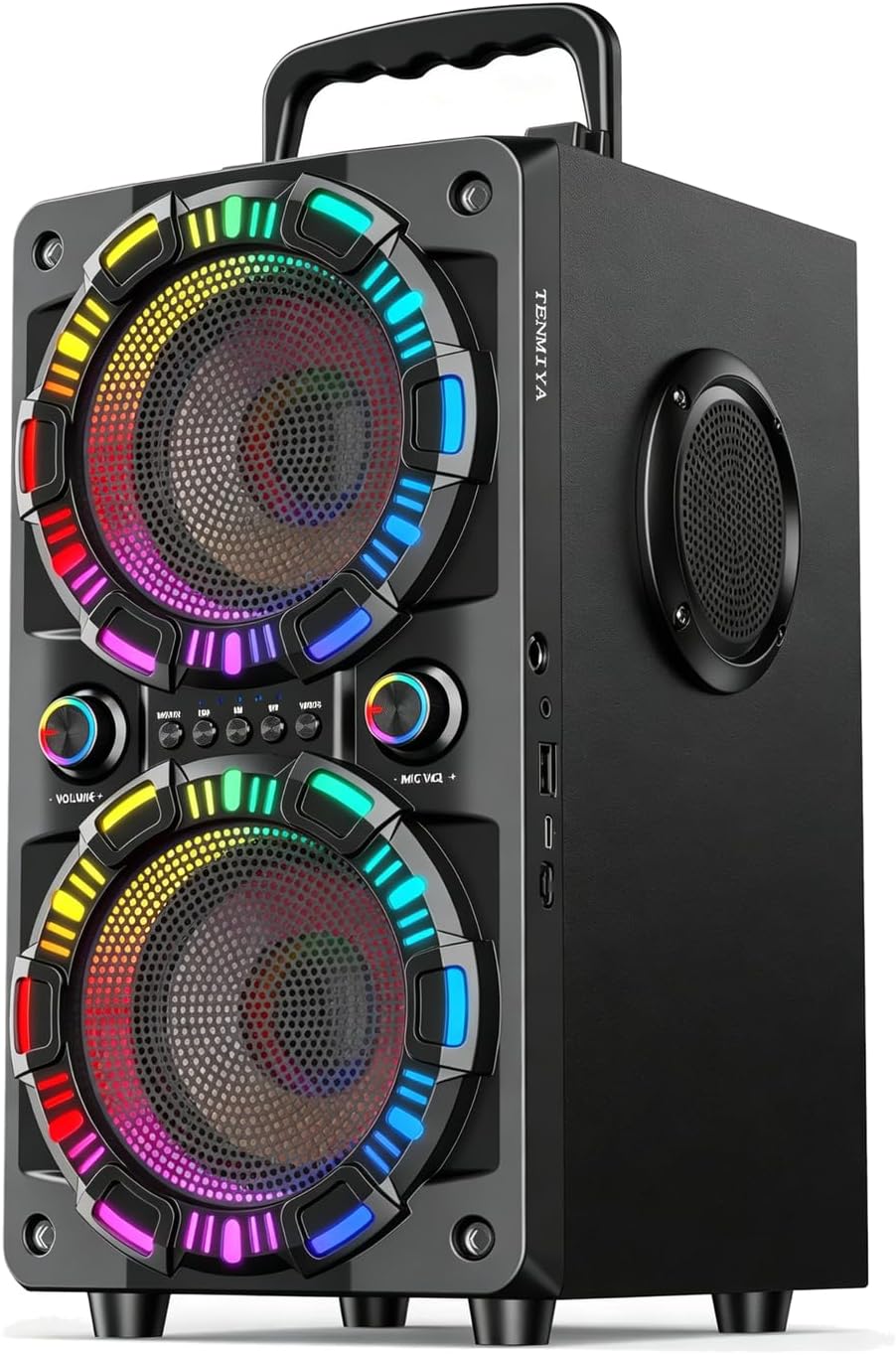 TENMIYA Portable Bluetooth Speaker,A20 Upgrade,100W Loud,Powerful Deep Bass