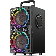 TENMIYA Portable Bluetooth Speaker A20 Upgrade,100W Loud Powerful Deep Bass