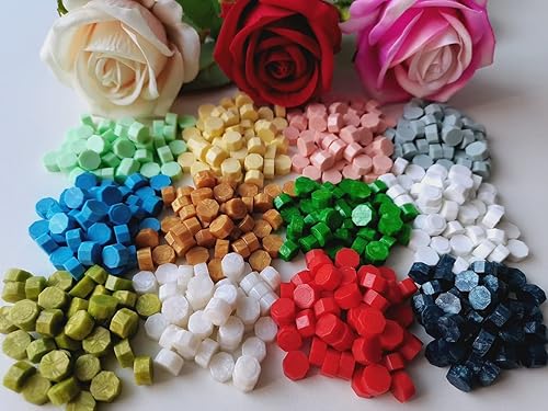 Miniatura 2 de 400 cuentas de cera de sellado para sello de cera, cuentas de sello de cera ideales para invitaciones de boda, sobres de tarjetas
