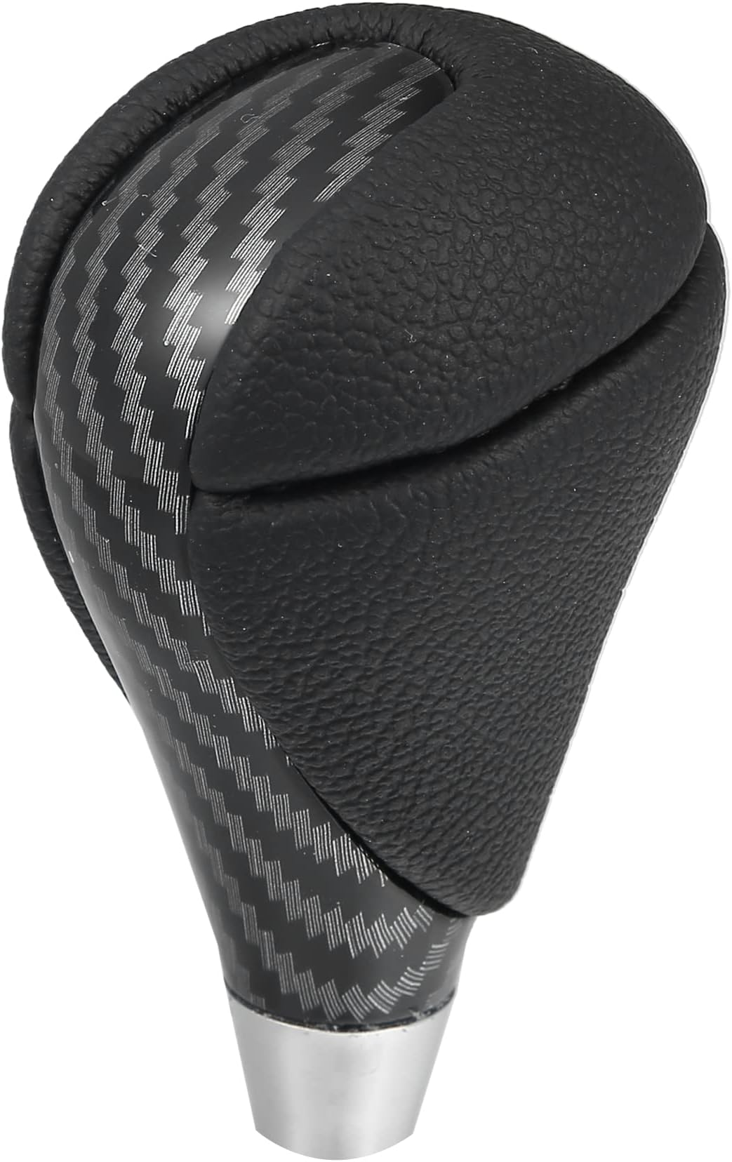X AUTOHAUX Car Auto Automatic Gear Stick Shift Knob for Lexus ES350 2007-2015 GS450h 2007-2011 for Lexus RX450h Black Faux Leather Carbon Fiber Pattern