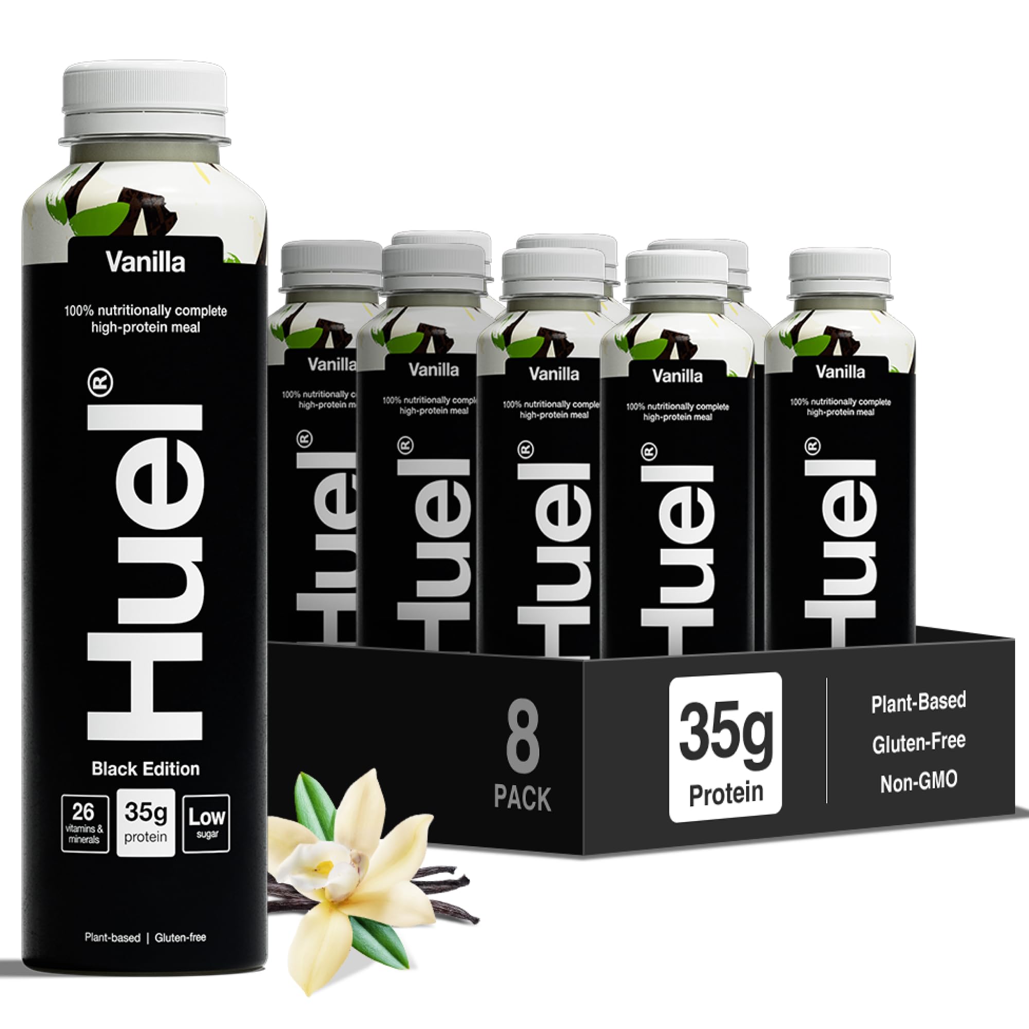 Huel Black Edition RTD | 8x500ml 35g Protein | Vanilla