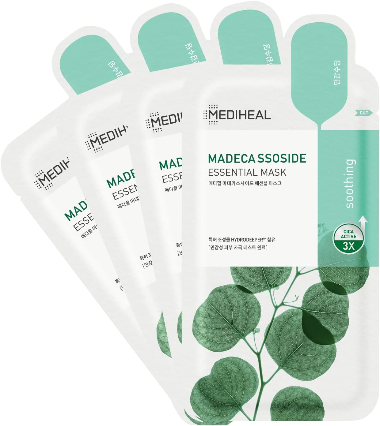 Best Essential Mask Hydrating Moisturizing Calming Soothing Lifting (Madecassoside 4 Pack)