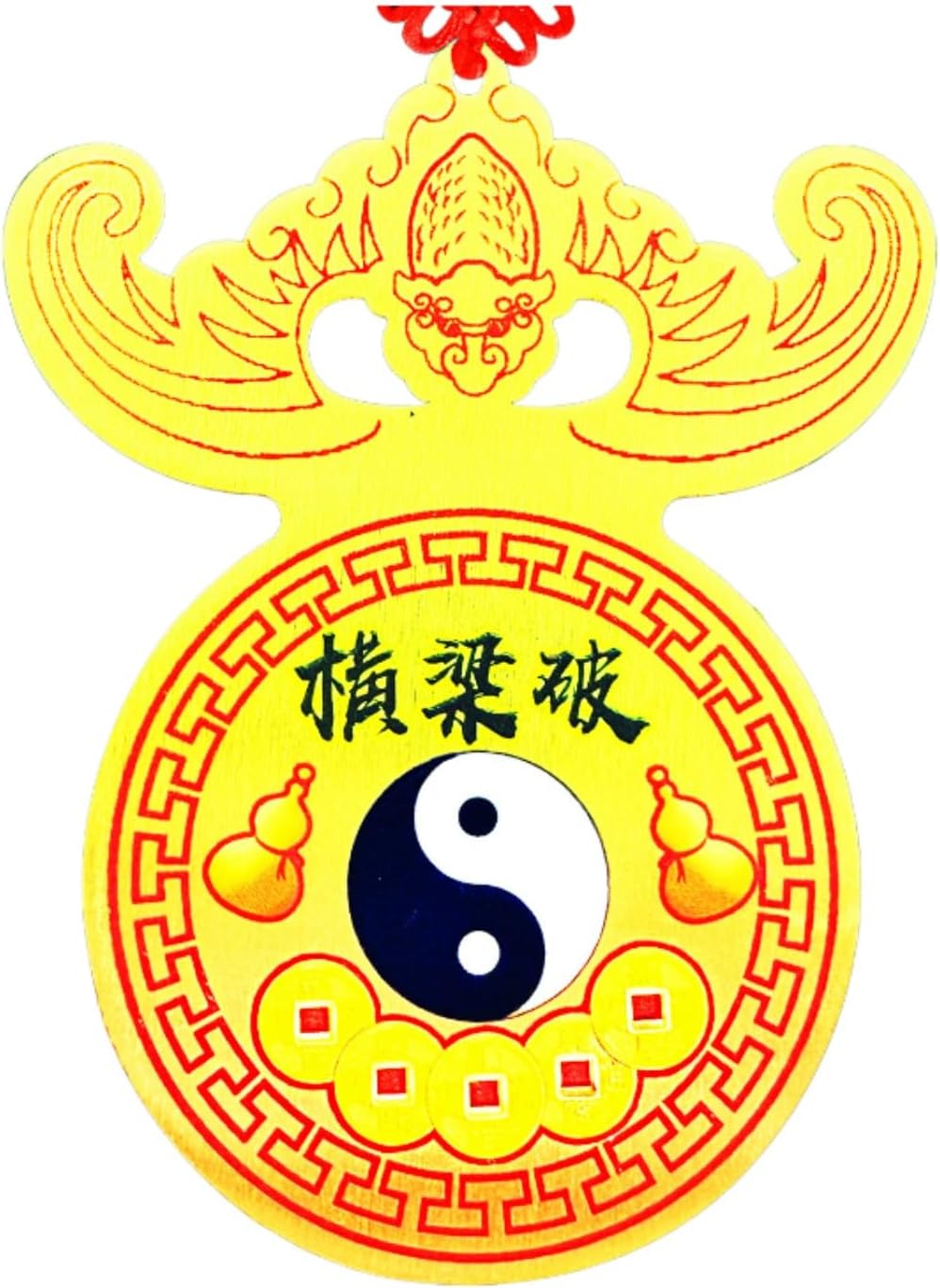 Feng Shui Good Luck Charms Furniture,Bag,Home,Office Other Scenes Feng Shui Good Amulet 横梁破压顶吊化房梁解横梁压沙发招财进宝福鼠在眼前 fengshui Chinese Tassel Ornaments-1711