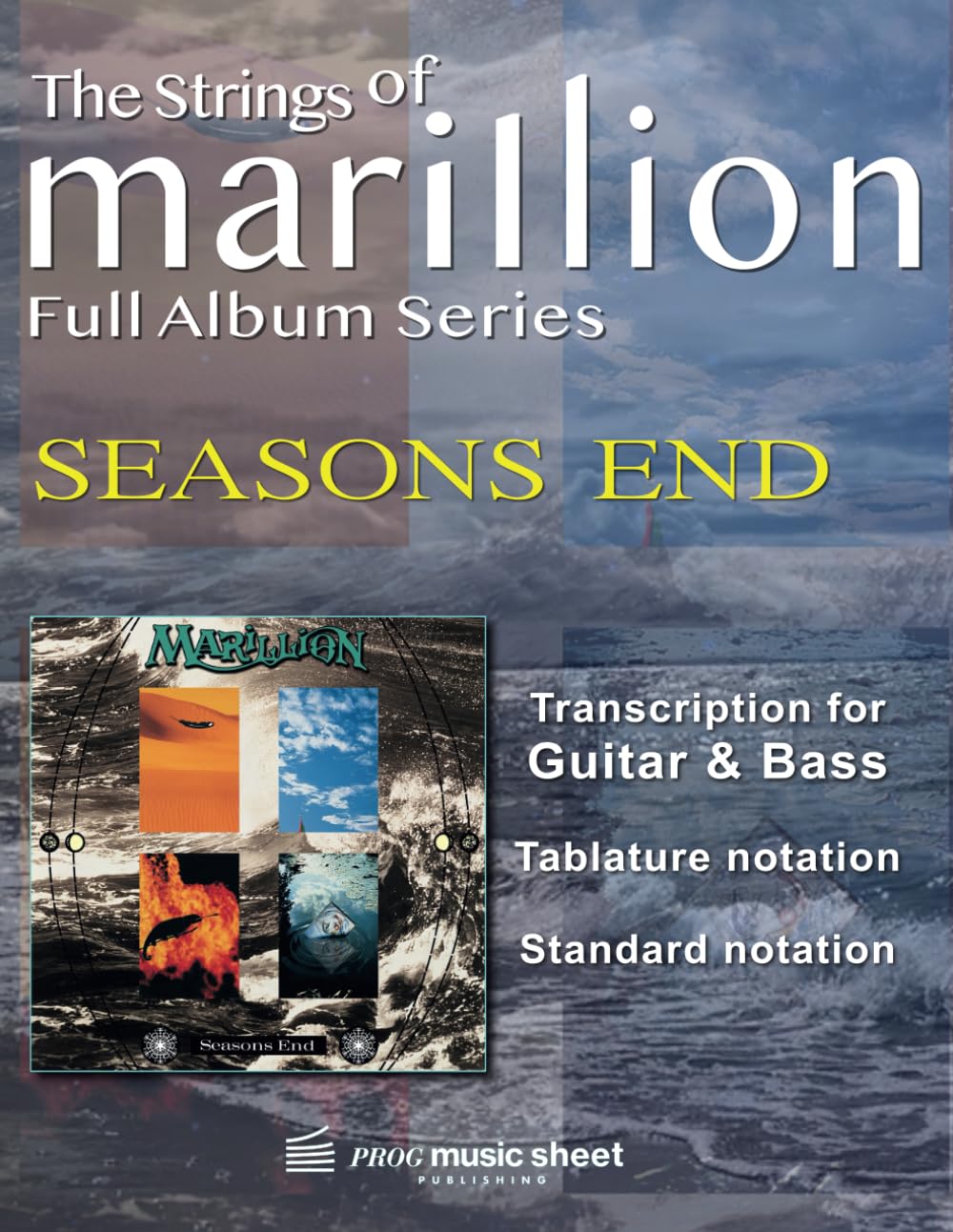 Marillion - Seasons End Sheet Music (Guitar, Bass): High quality transcription music sheet with Tablature (The Strings of Marillion)