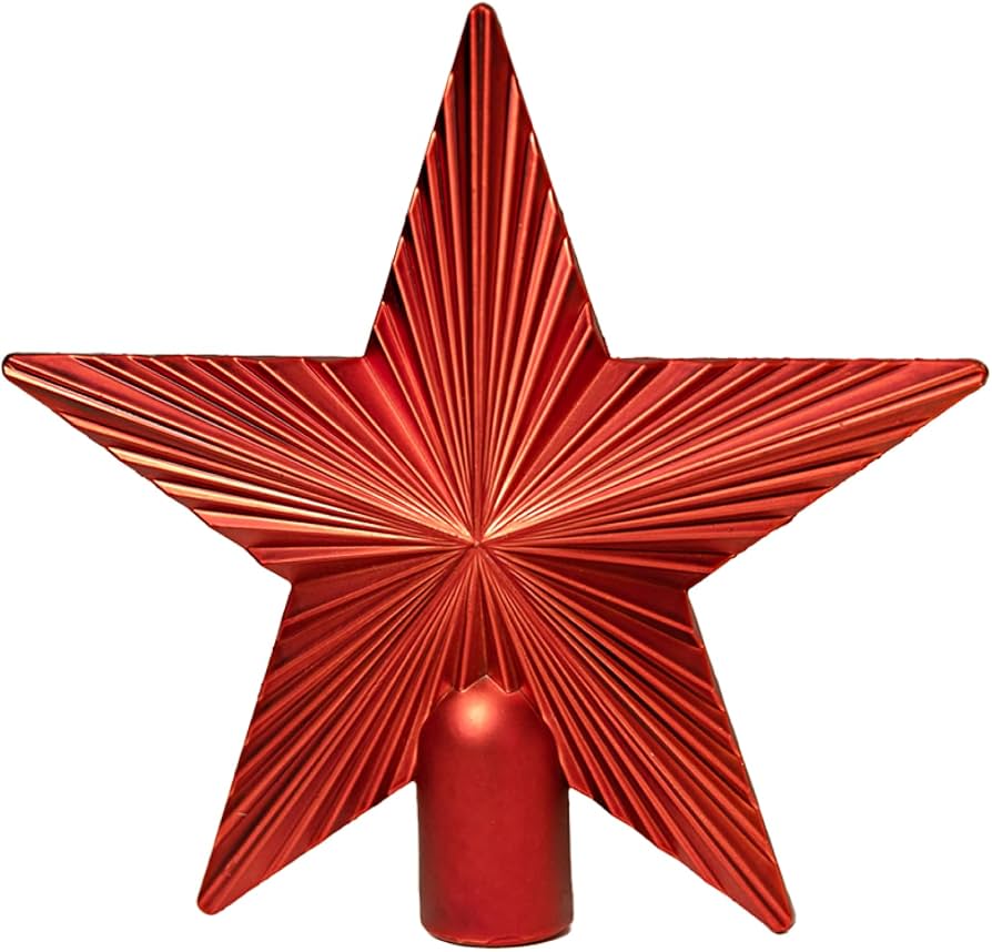 HEITMANN DECO Weihnachtsbaum-Spitze aus Kunststoff - moderner Christbaumstern für Baumspitze